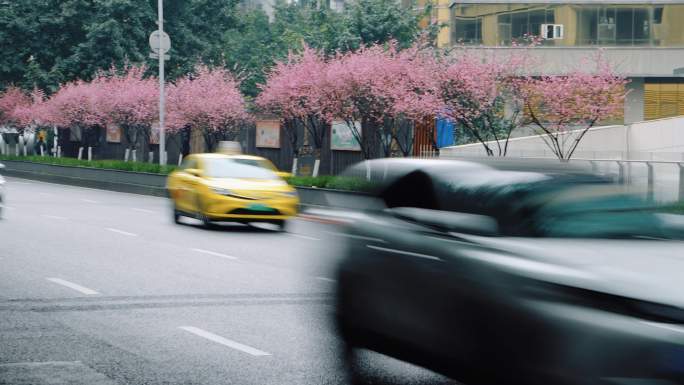 城市人文慢门重庆出租车