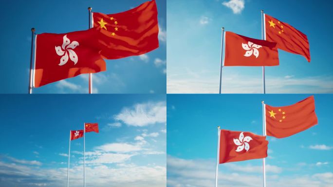 中国香港特别行政区区旗香港区旗一国两制
