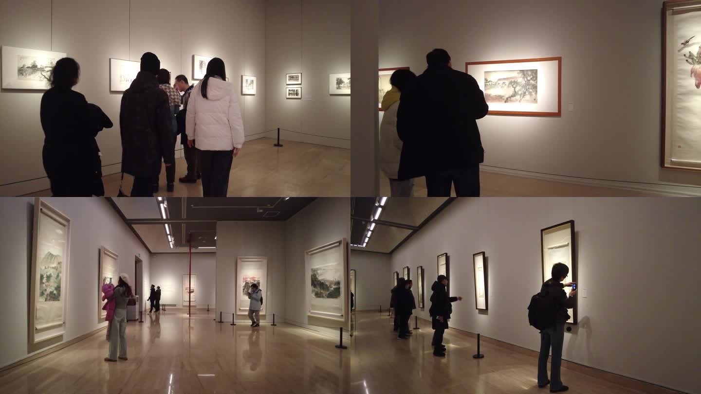 中国美术馆名家绘画书法馆藏作品展览