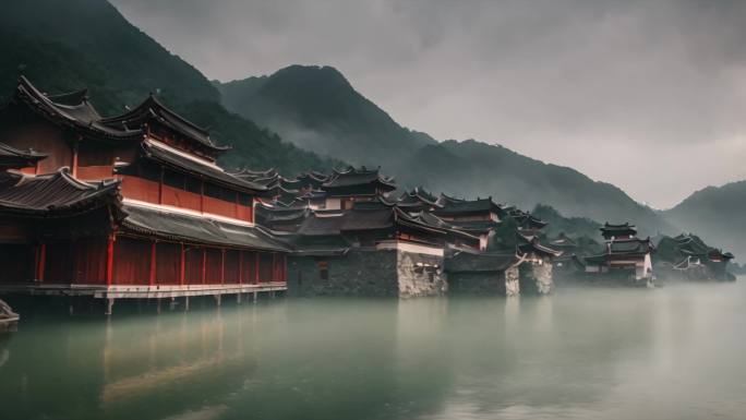 清明节 中国古建筑 建筑