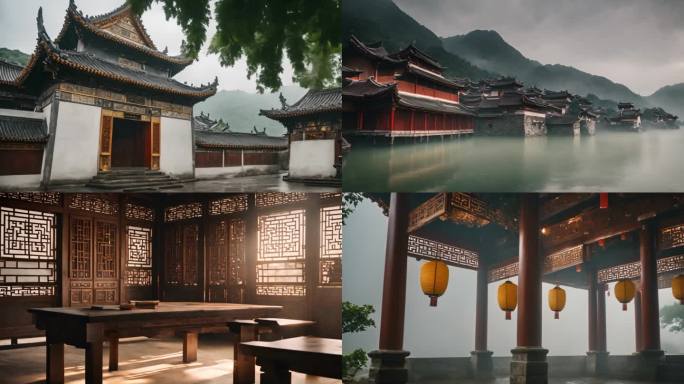 清明节 中国古建筑 建筑