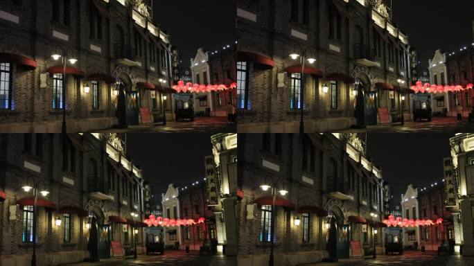 唯美灯会夜景 元宵节新春灯会夜景