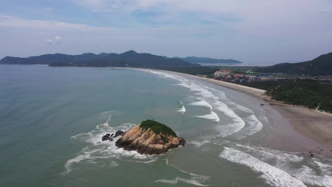 上川岛 海岛 海边 落日 海浪