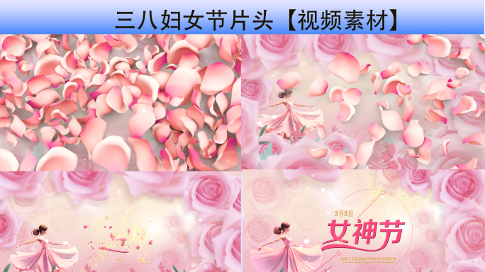 三八妇女节片头【视频素材】