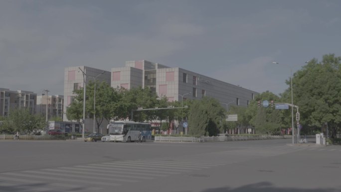 昌平城市建筑日出延时