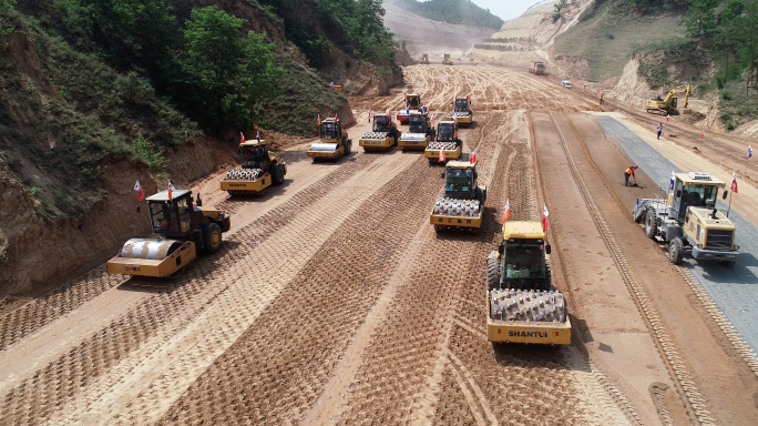 4k超高清高速公路建设施工合集