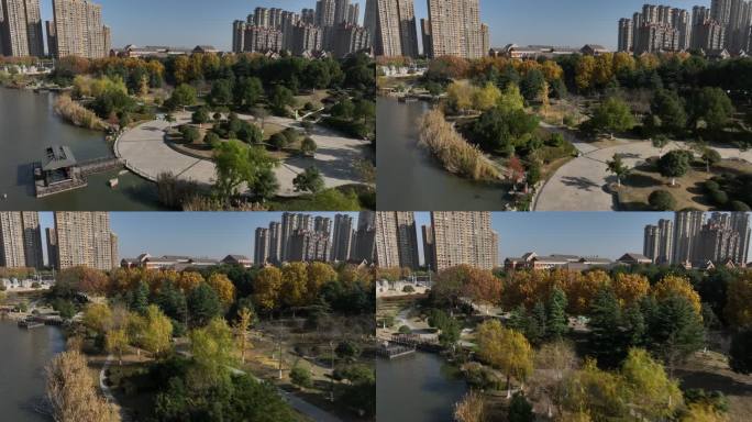 合肥梅冲湖公园【4K】航拍