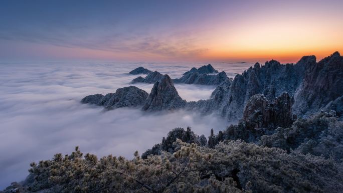 黄山云海日出