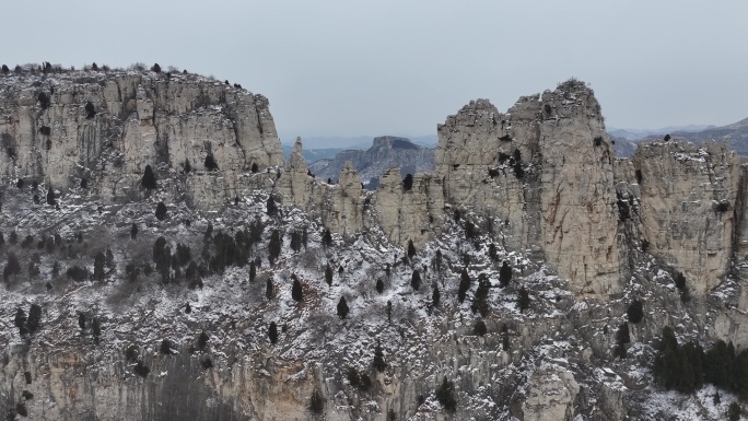 济南三媳妇山雪景