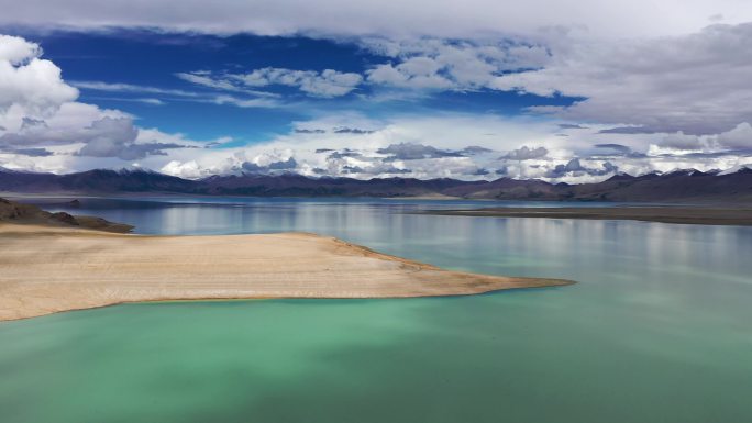 西藏纳木错湖泊
