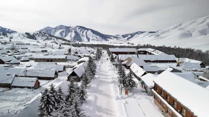 新疆雪景