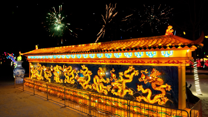 过年中国传统节日春节年三十除夕
