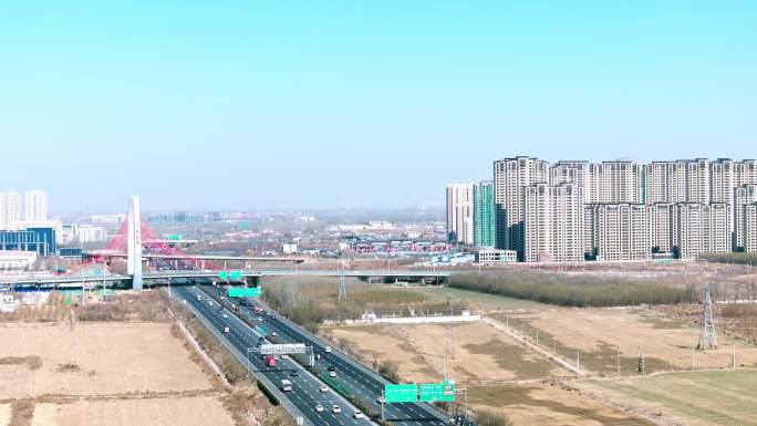 中国速度高速发展城市建设工地施工