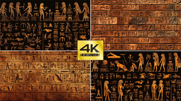 仿古希腊字符壁画