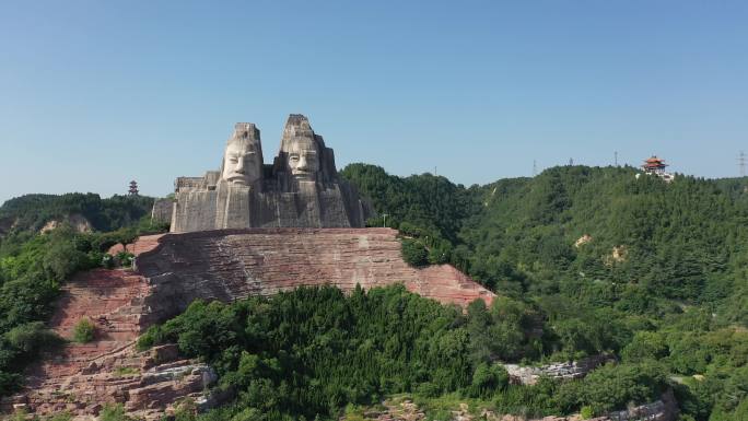 炎黄二帝黄河风景名胜区向阳山