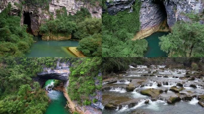 4K航拍广西鹿寨香桥岩溶国家地质公园