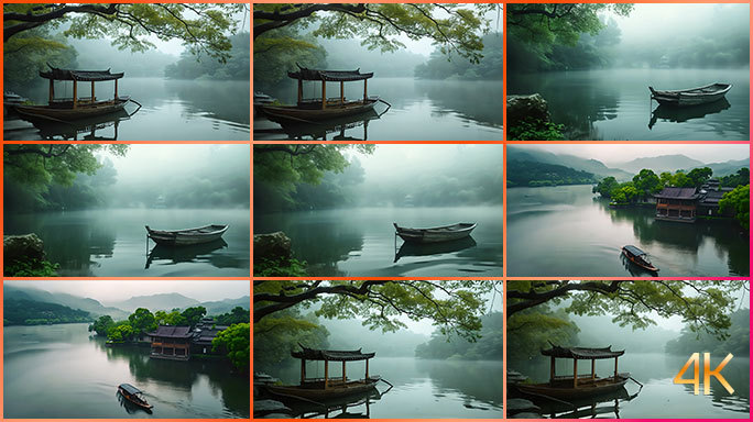 烟雨江南风光 唯美浪漫古韵水乡诗画美景