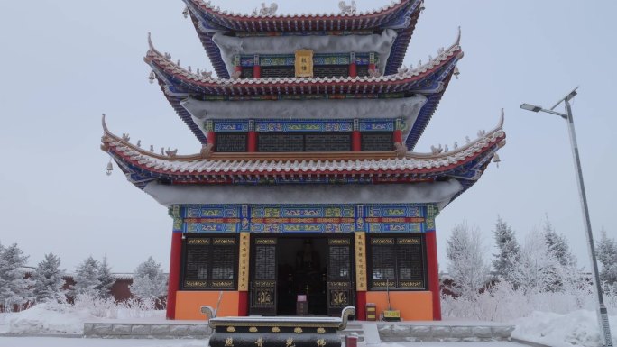 寺院寺庙拜佛祈福宗教烧香修行