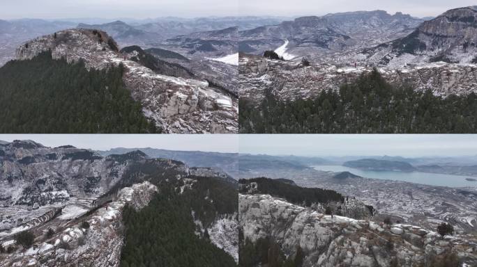 济南三媳妇山雪景