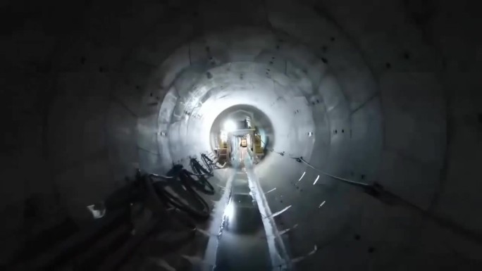 用隧道掘进机开挖地下隧道