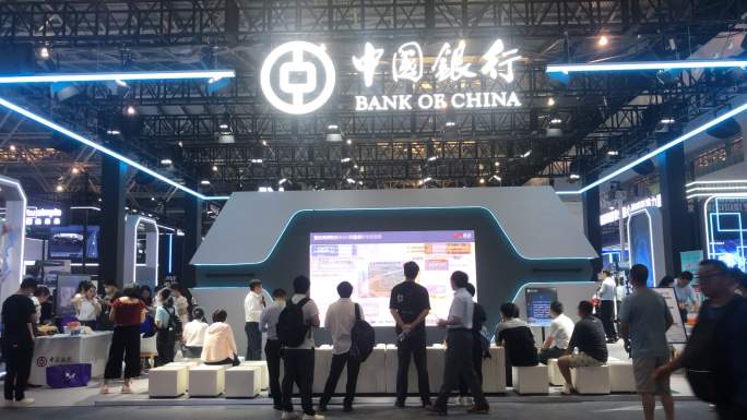 4K原创延时 中国银行展台