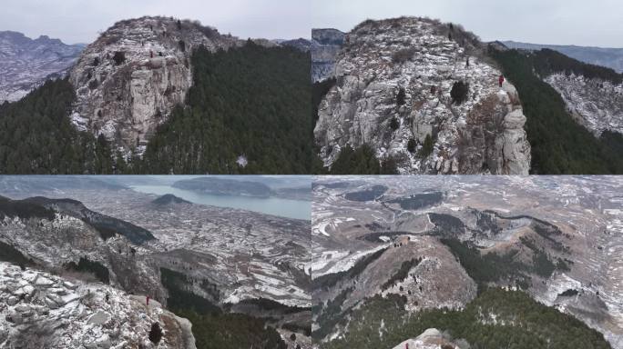 济南三媳妇山雪景