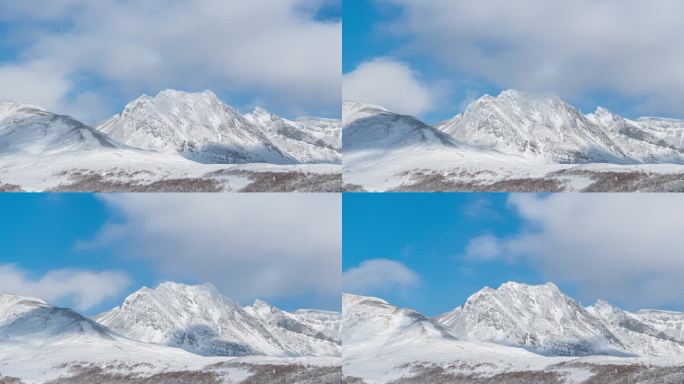 雪山云雾延时