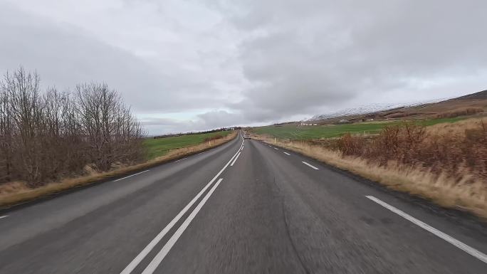 冰岛一号公路，冰岛的公路，冬天的公路