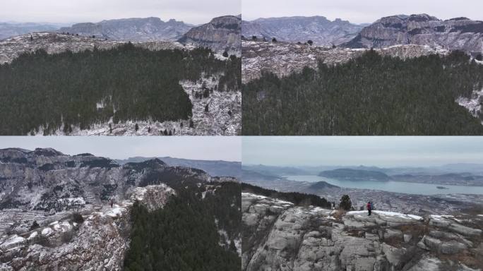 济南三媳妇山雪景