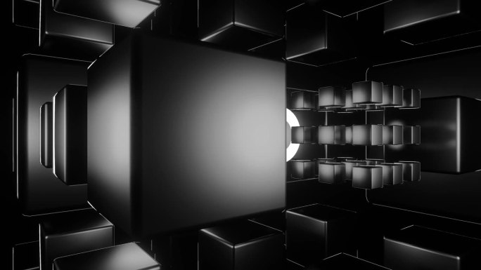 无缝循环3d动画几何图案的现场音乐会音乐视频抽象迷幻迷幻迷幻的DMT LSD彩色艺术。黑色和白色的方