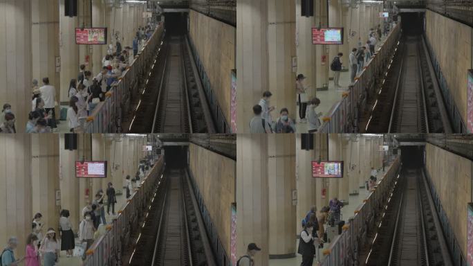 北京地铁站客流延时