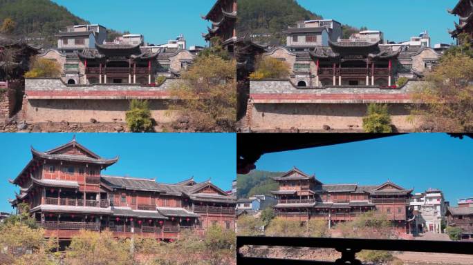 龙岩长汀古历史城墙城建筑