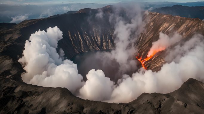 火山口 火山之眼：探秘地球的炽热心脏
