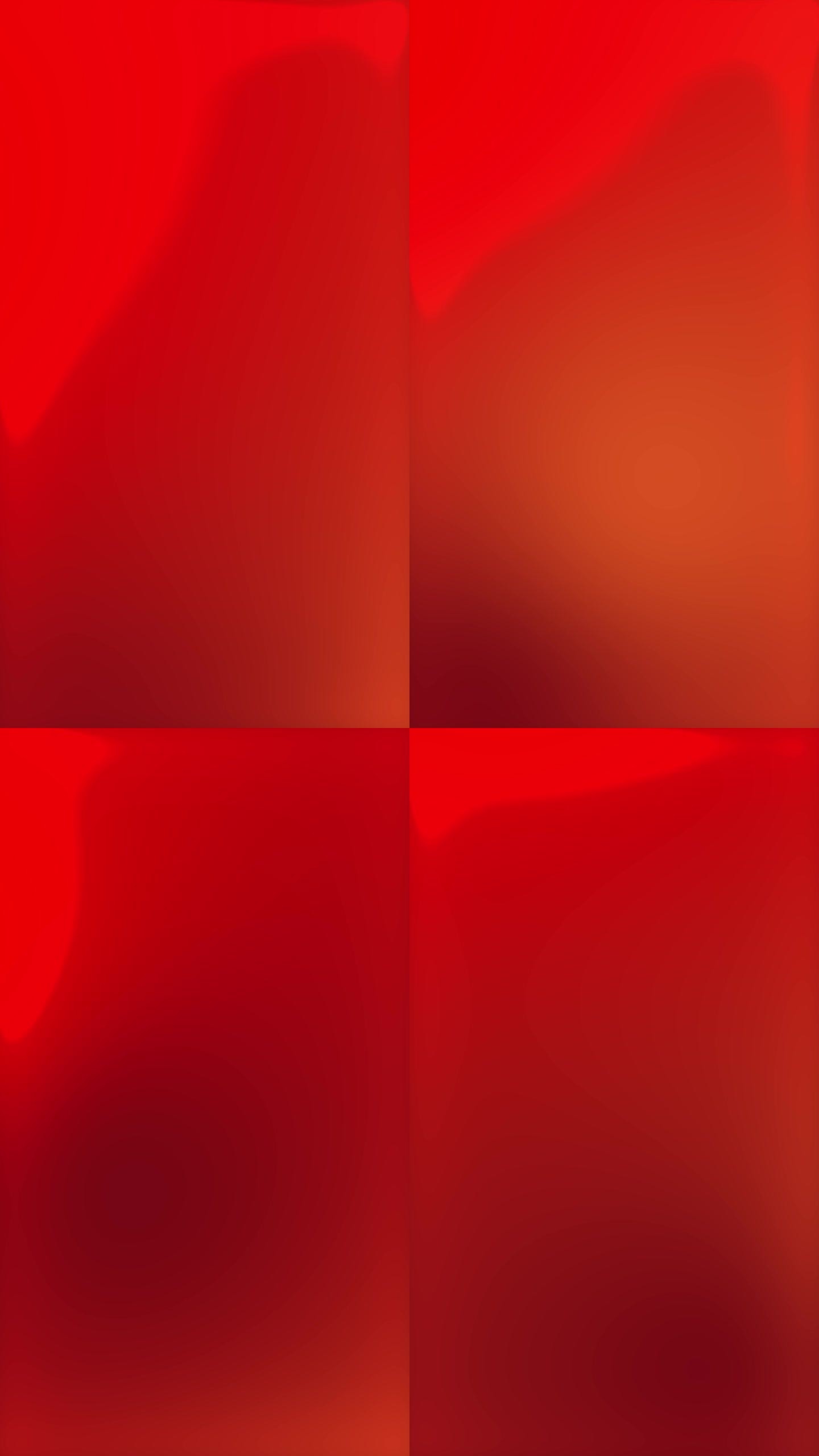运动梯度背景。抽象红色明亮的慢动作背景循环。4K垂直视频。