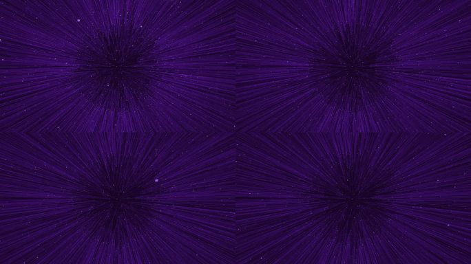 紫色背景上白色星星的辐射线