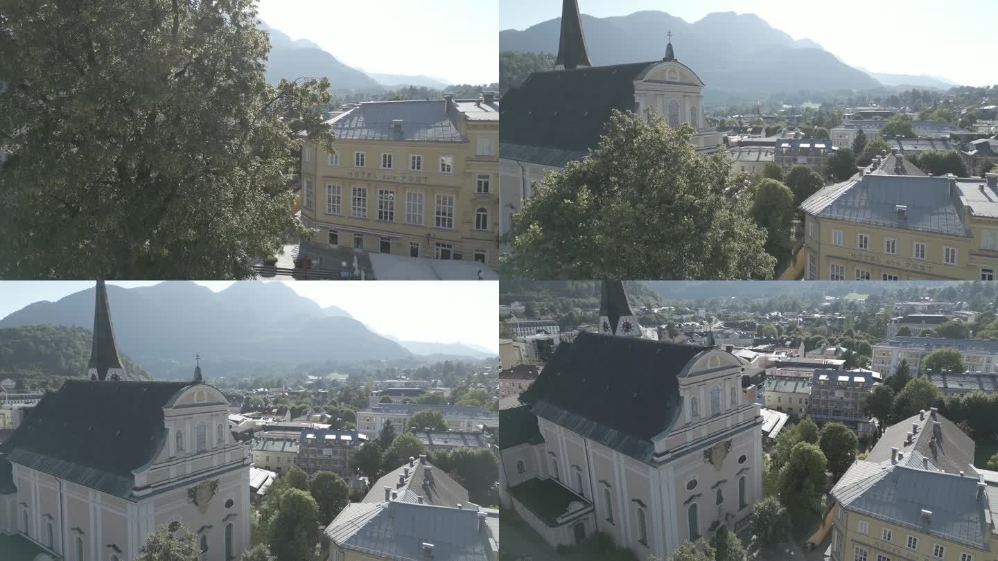 上奥地利州萨尔茨卡默古特的Bad Ischl教区教堂