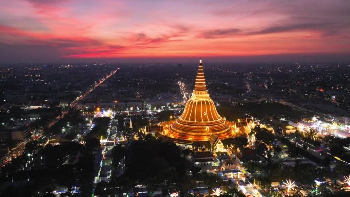 泰国寺庙节，佛塔佛塔佛塔是泰国的一座佛塔