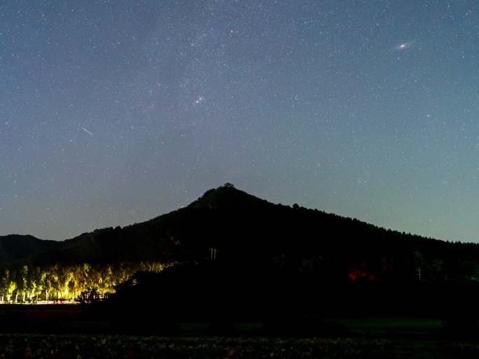 英仙座流星雨3秒延时