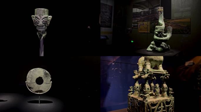 三星堆博物馆川蜀文化青铜器陶器