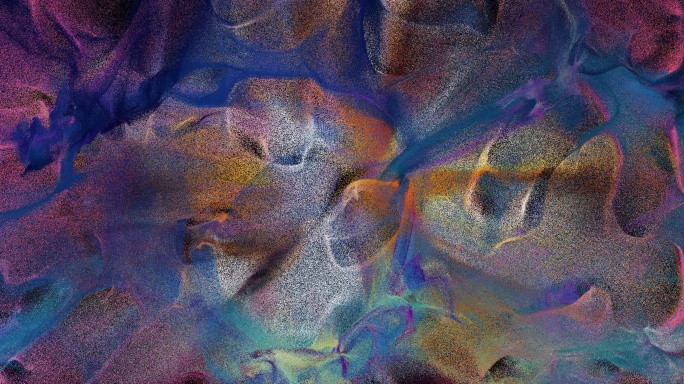 抽象艺术彩色粒子
