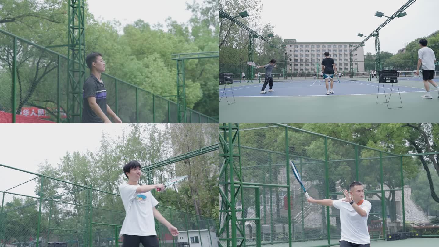中南民族大学 打网球