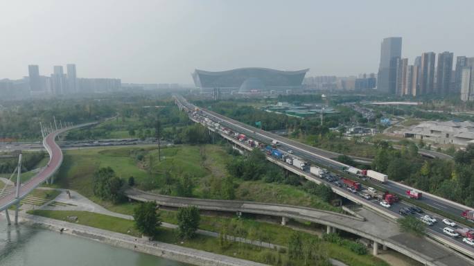 成都绕城高速环球中心