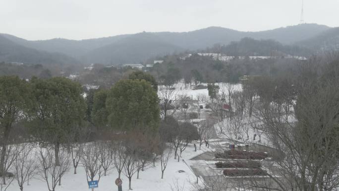 镇江南山2024雪景