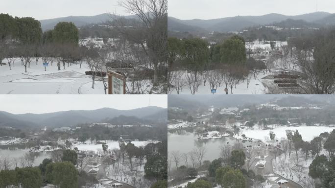 镇江南山2024雪景