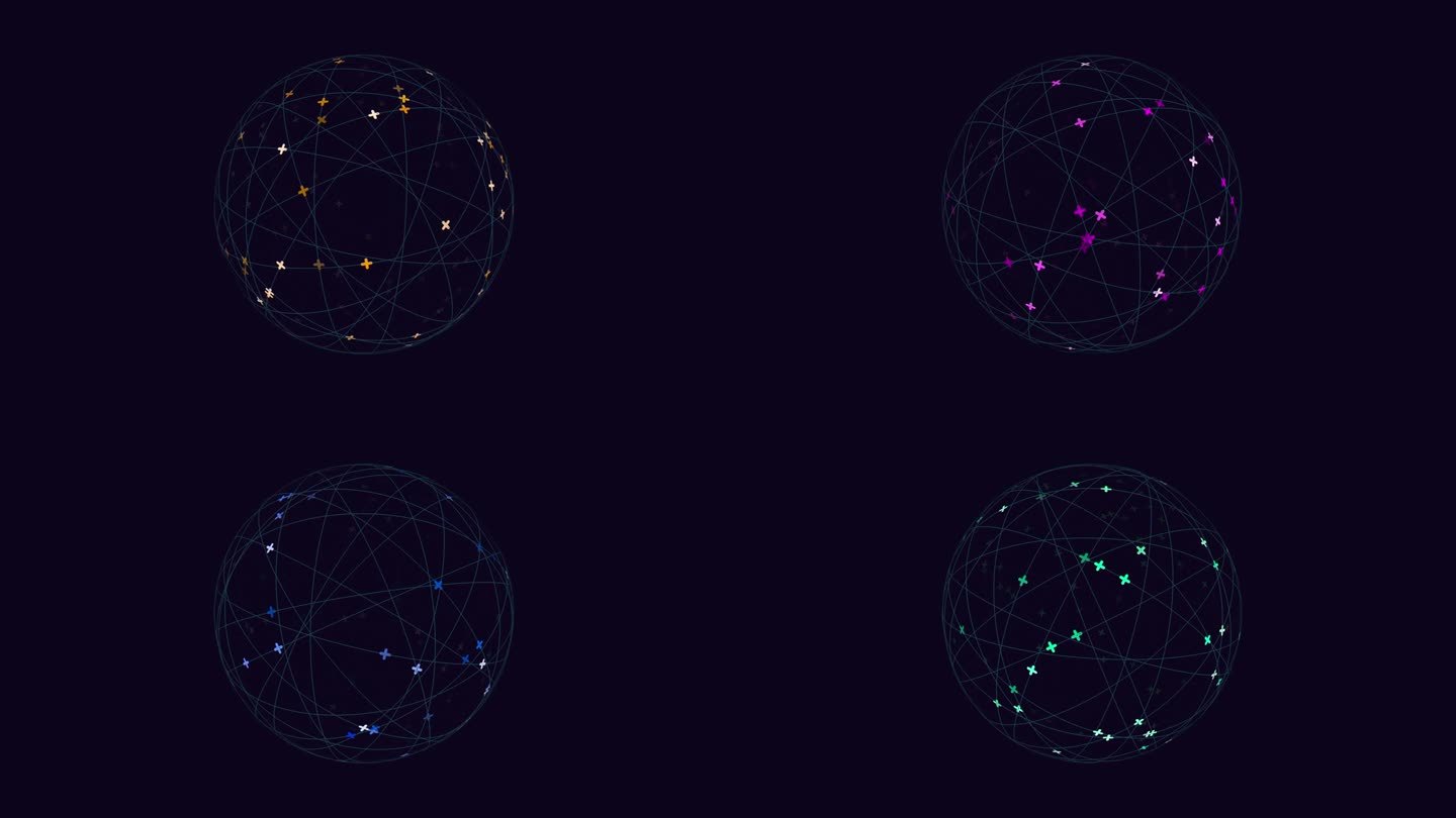 由相互连接的节点组成的复杂网络的可视化表示