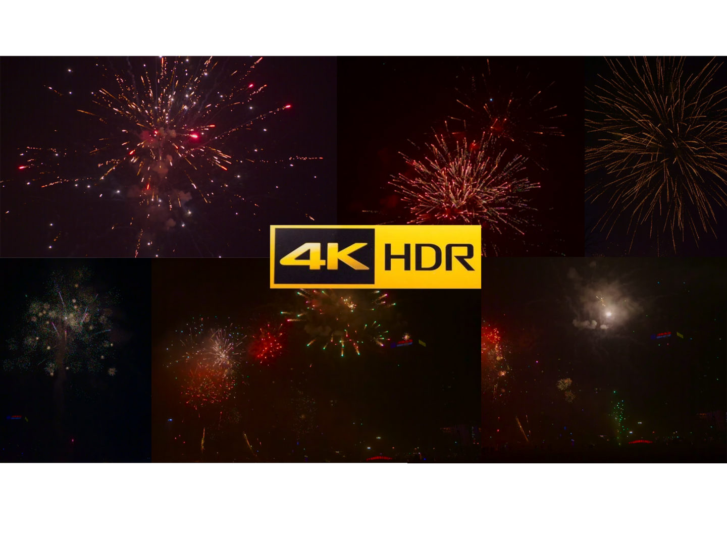 4K HDR 60P 烟花表演合集