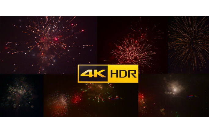 4K HDR 60P 烟花表演合集