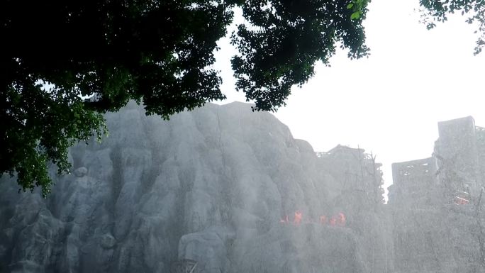 深圳世界之窗瀑布表演水上项目