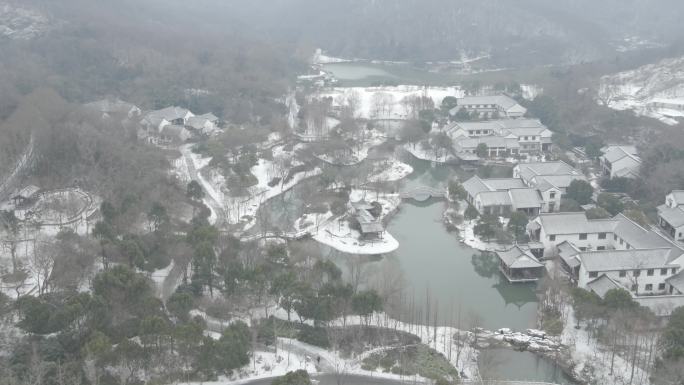 镇江南山雪景2024