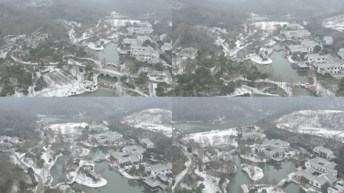 镇江南山雪景2024